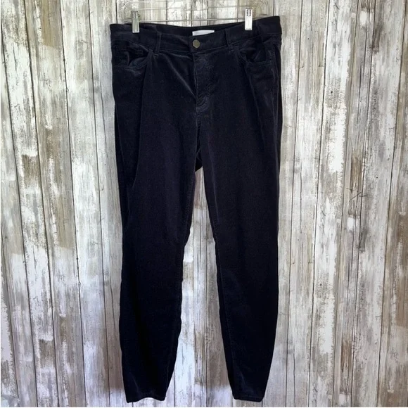 Loft Black Curvy Skinny Corduroy - Picture 3 of 8